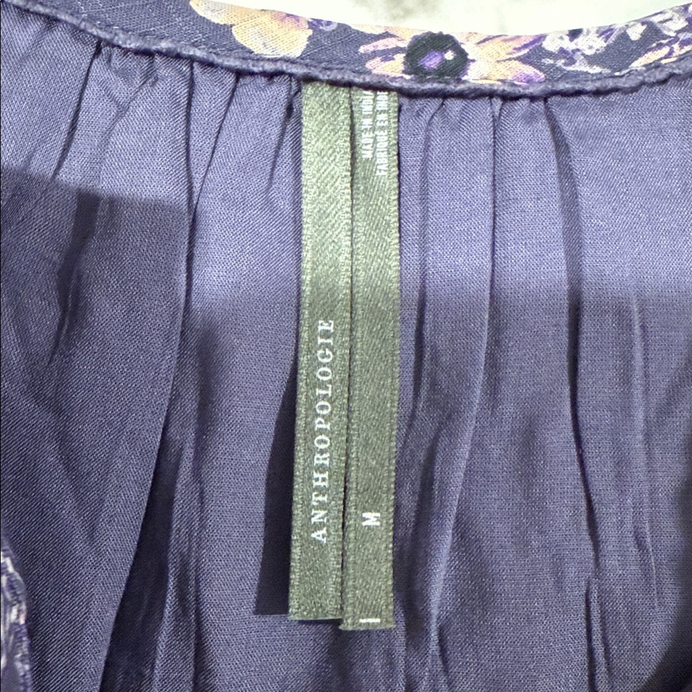 Anthropologie The Somerset Mini Dress Sz M - Picture 8 of 9